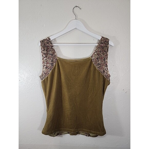 Mechant Boho Fairycore Partial Velvet Laced Sleeve Blouse Size S - Picture 6 of 7